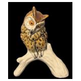 Set of 3 Goebel Porcelain Bird Figurines including Owls and Songbird