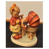 Set of 3 Vintage Hummel Goebel Figurines: Auf Wiedersehen, Blessed Event, and Doll Mother