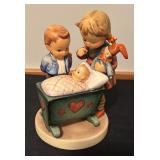 Set of 3 Vintage Hummel Goebel Figurines: Auf Wiedersehen, Blessed Event, and Doll Mother