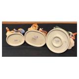 Set of 3 Vintage Hummel Goebel Figurines: Auf Wiedersehen, Blessed Event, and Doll Mother