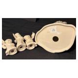Set of 4 Angelic Porcelain Figurines by Goebel and Sacrart