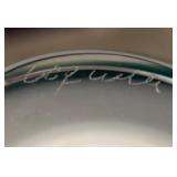 Vintage Flygsfors Coquille Glass Bowl by Paul Kedelv - Signed