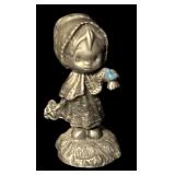 Set of 4 Pewter Figurines Assorted Designs by Disney, Little Gallery and More