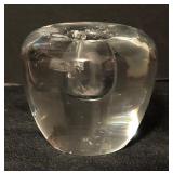 Pair of Vintage Orrefors Crystal Candle Holders