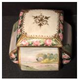 Vintage Nippon Hand Painted Porcelain Trinket Dish