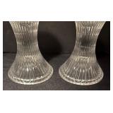 Set of 6 Tuscany Collection Sunset Glass Candlestick Holders