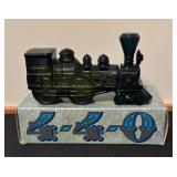 Set of 4 Vintage Avon Aftershave Bottles including Stanley Steamer, Big Mack Windjammer and General 440 Tai Winds