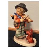 Set of 3 Goebel Hummel Figurines Including Farm Boy, Puppy Love and Mischief Maker