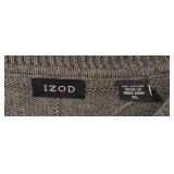 New Izod Gray Cotton Sweater Size XL
