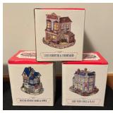 Set of 9 Americana Collection Village Buildings