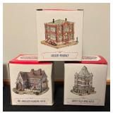 Set of 9 Americana Collection Village Buildings