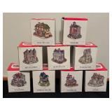 Set of 9 The Americana Collection Village Buildings
