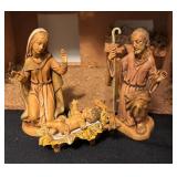 Nativity Set with Fontanini Heirloom Figurines
