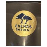 Set of 8 Vintage Ekenas Sweden Cordial Glasses with Frosted Bases