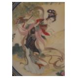 Framed Asian Decorative Plate
