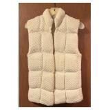 Vintage Italian Mob Knit Puffer Vest Size Medium