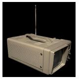 Vintage Bentley 100C 5 Inch Portable Black and White Television with Manual