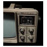 Vintage Bentley 100C 5 Inch Portable Black and White Television with Manual