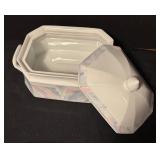Savoir Vivre Celina Fine China Serving Set - Casserole, Gravy Boat, Butter Dish