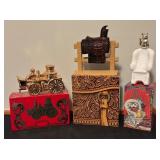Set of 3 Avon Collectible Cologne Bottles