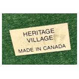 Collection of 4 Miniature Village Buildings by Lenox Neuschwanstein, Heritage Village, David Winter and Anno Domini