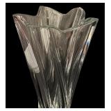 Pacific Wave Crystal Flair Vase from Czech Republic