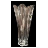 Pacific Wave Crystal Flair Vase from Czech Republic