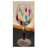 Set of Colorful Stemware