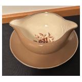 Flintridge China Serving Set with Platter, Bowl, Gravy Boat, Sugar Dish and Creamer