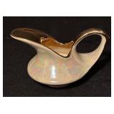 Vintage Pearl China Sugar Dish and Creamer Set with Gold Trim