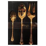 Imperial 6 Piece Gold-Tone Hostess Serving Set