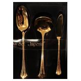 Imperial 6 Piece Gold-Tone Hostess Serving Set