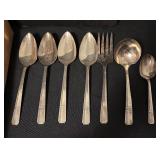 Vintage Prestige Flatware Set with Wood Organizer