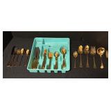 Vintage Imperial 24K Gold Electroplated Flatware