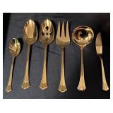 Vintage Imperial 24K Gold Electroplated Flatware