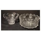 Crystal and Glass Platter, Bowls, and Ashtrays Collection