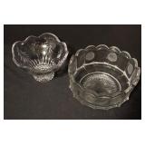 Crystal and Glass Platter, Bowls, and Ashtrays Collection