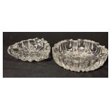 Crystal and Glass Platter, Bowls, and Ashtrays Collection