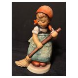 Pair of Vintage Goebel Hummel Figurines - With Love and Little Sweeper