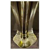Vintage Chalet Art Glass Sculptural Form Vase