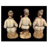 Set of 3 Vintage Napcoware Figurines