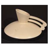 Vintage Mid Century Red Wing Pottery White Pitcher Art Deco