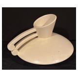 Vintage Mid Century Red Wing Pottery White Pitcher Art Deco