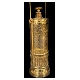 Vintage Glass and Brass Decanter