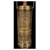 Vintage Glass and Brass Decanter