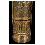 Vintage Glass and Brass Decanter