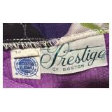 Vintage Prestige of Boston Quilted Skirt with Plaid Pattern