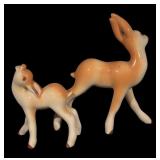 Pair of Vintage Robert Simmons Ceramic Deer Figurines