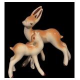 Pair of Vintage Robert Simmons Ceramic Deer Figurines
