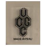 Vintage UC & GC Floral Vase Made in Peru